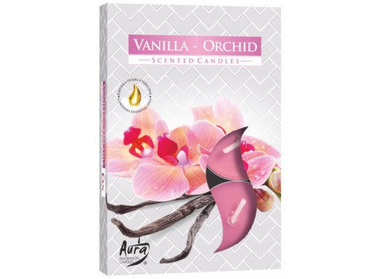 Podgrzewacz zapachowy wanilia/orchidea 6 sztuk Bispol