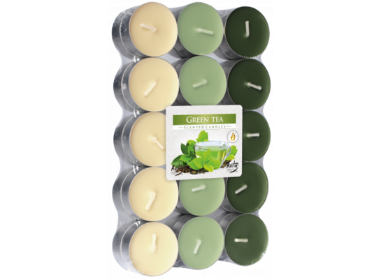 Podgrzewacz zapachowy zielona herbata 30 sztuk Bispol