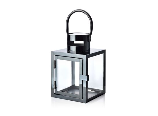 Latarnia LEONE BLACK 12 x 12 x 19 cm