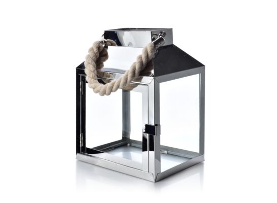 Latarnia LEONARDO SILVER 20 x 13,5 x h24,5 cm