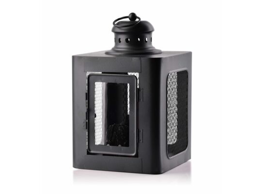 Lampion kominek LED KANVAR 18 x 18 x h28 cm