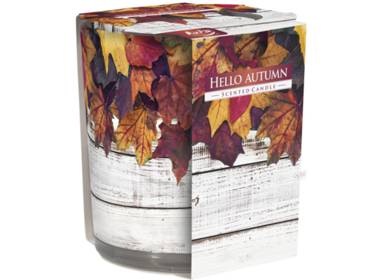 Świeca zapachowa w szkle SN72s Powitanie Jesieni Bispol