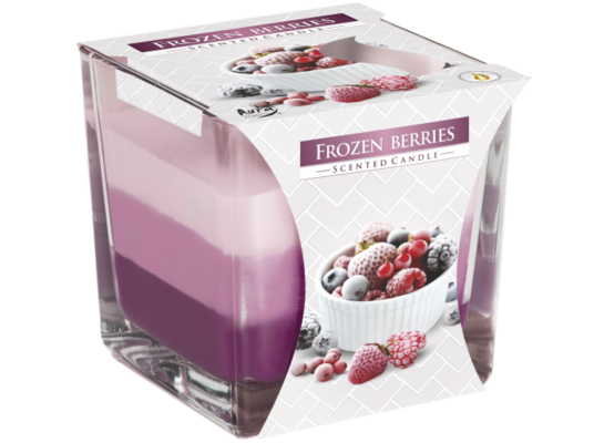 Świeca zapachowa w szkle SNK80 mrożone jagody Bispol