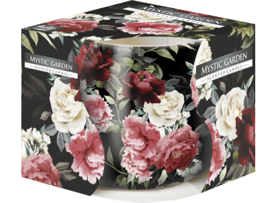 Świeca zapachowa w szkle SN71 mistyczny ogród Bispol