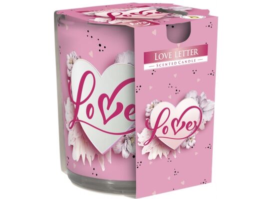 Świeca zapachowa w szkle SN72s List miłosny Bispol