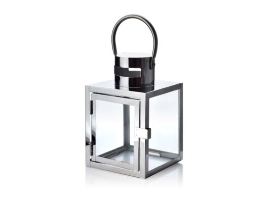 Latarnia LEONE SILVER 12 x 12 x 19 cm