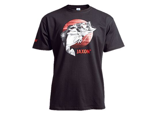 Koszulka czarna z rybą XXL