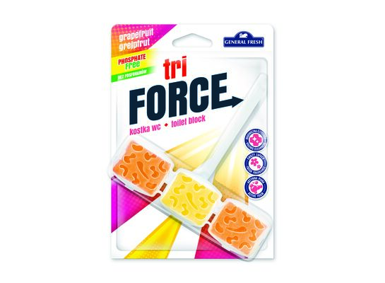 Kostka WC Tri Force 45 g grapefriut General Fresh