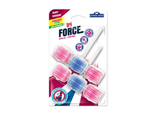 Kostka WC Tri Force 2 x 45 g kwiat General Fresh