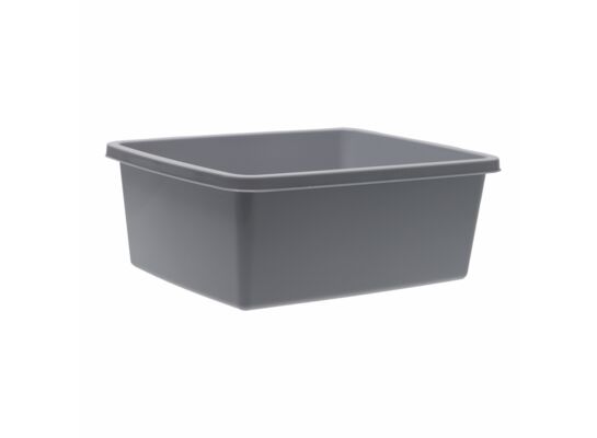 Miska prostokąt West 6 l jasny popiel