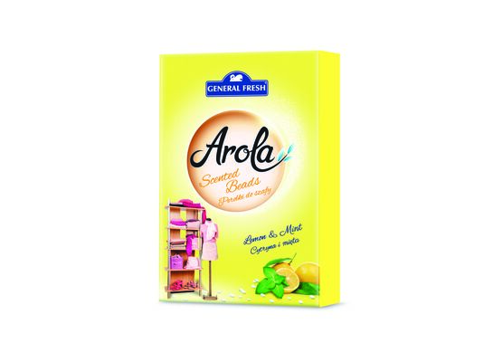 Zapachowe perełki do szafy Arola cytryna i mięta General Fresh