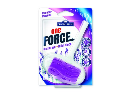 Kostka WC blistra, One Force, 40 g, lawenda, General Fresh