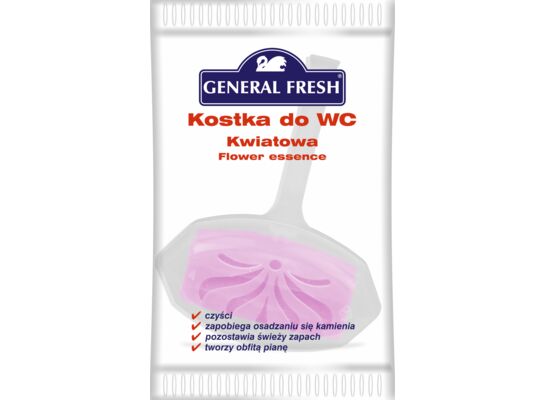 Kostka WC folia, 35 g, kwiat, General Fresh