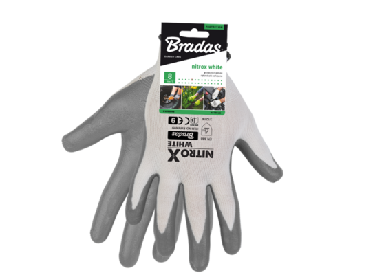 Rękawice ochronne NITROX WHITE nitryl rozmiar L