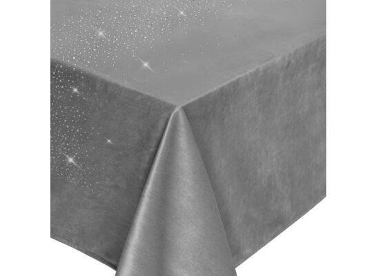 Obrus Shiny szary 140 x 220 cm