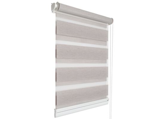 Miniroleta noc&dzień len szary 81 x 150 cm