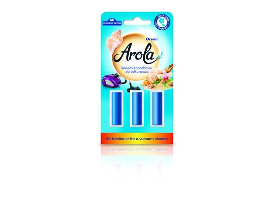 Wkłady zapachowe do odkurzacza Arola For Vacuum Cleaner 3 sztuki morze General Fresh