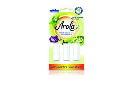Wkłady zapachowe do odkurzacza Arola For Vacuum Cleaner 3 sztuki konwalia General Fresh