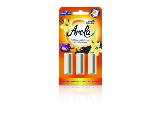 Wkłady zapachowe do odkurzacza Arola For Vacuum Cleaner 3 sztuki wanilia General Fresh