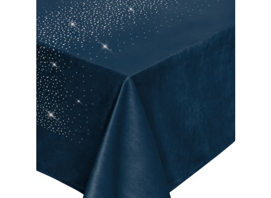 Obrus Shiny granatowy 140 x 180 cm