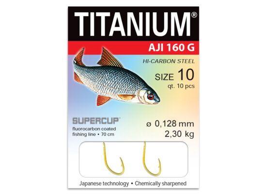 Przypon płociowy rozm. 10, śr. 0,128 mm 10 szt.