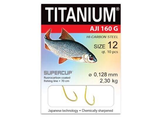 Przypon płociowy rozm. 12, śr. 0,128 mm 10 szt.