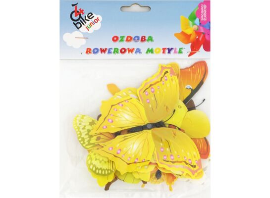 Motylki ozdobne magnes/przylepne kpl. 12szt. 4bike junior