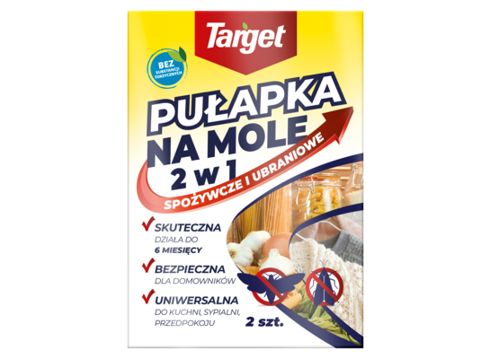 Pułapka na mole spożywcze i ubraniowe 2 w 1 2 sztuki Target