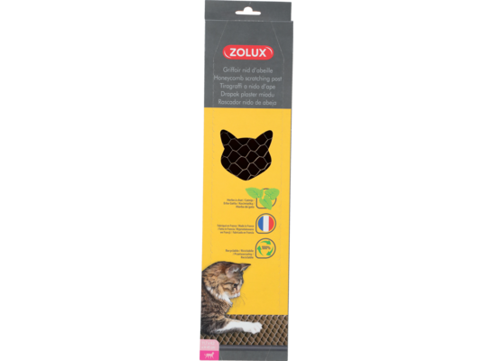 Drapka kartonowa Plaster miodu z kocimiętką 110 x 40 x 450 mm ZOLUX