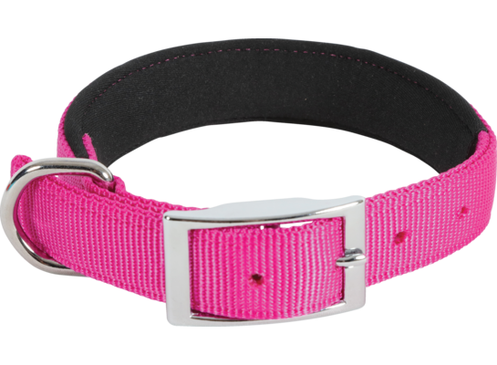 Obroża nylon KOMFORT 55 cm/25 mm kol. fuksja ZOLUX