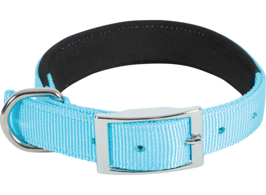 Obroża nylon KOMFORT 60 cm/25 mm kol. turkusowy ZOLUX