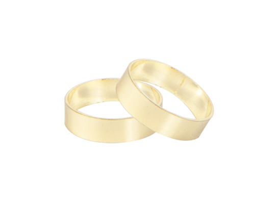 Fusion pierścień dekoracyjny złoty SP