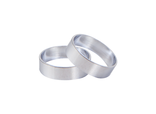 Fusion pierścień dekoracyjny srebrny SP