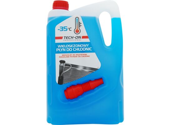 Płyn do chłodnic + lejek 4 l TECH-ON