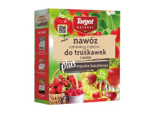 Nawóz ZADBANY OGRÓD z mączką bazaltową do truskawek i malin 1 kg