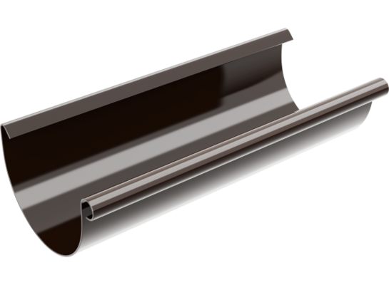 Rynna dachowa 75 mm/2 m Ocean brązowy