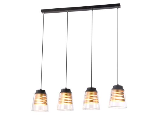 Lampa wisząca Zenaida 3544 E27 4x MAX 60W czarny