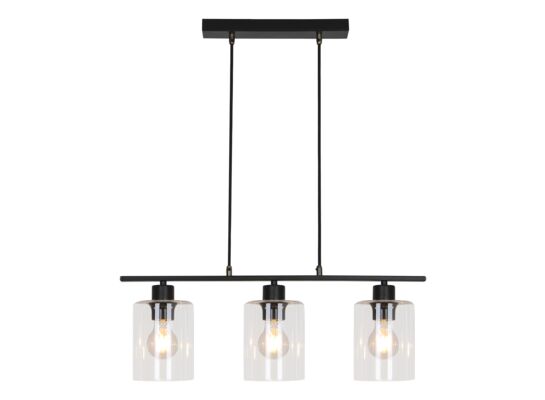 Lampa wisząca Miroslaw 5078 E27 3xMAX 40 W czarny