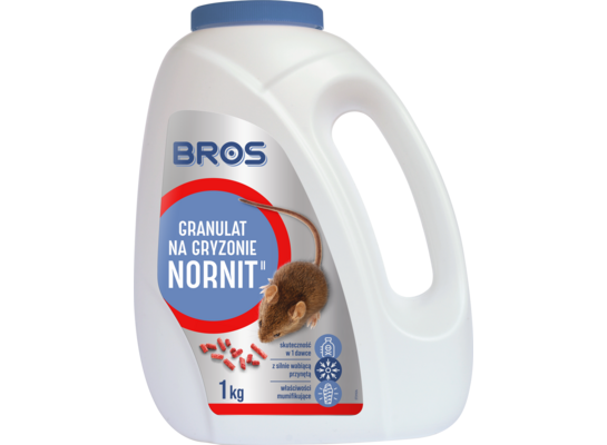 Nornit granulat na gryzonie 1 kg BROS