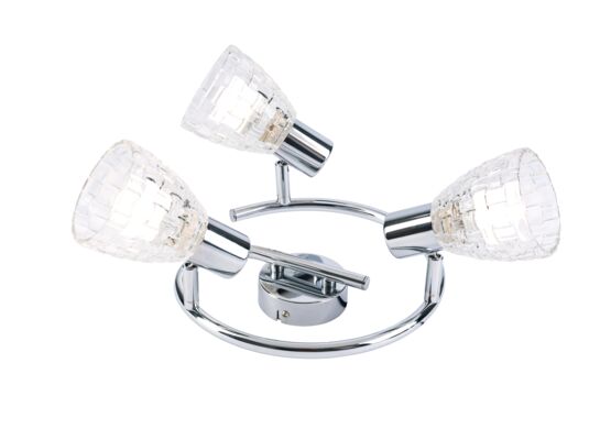 Spirala 3-płomienna Ricky chrom