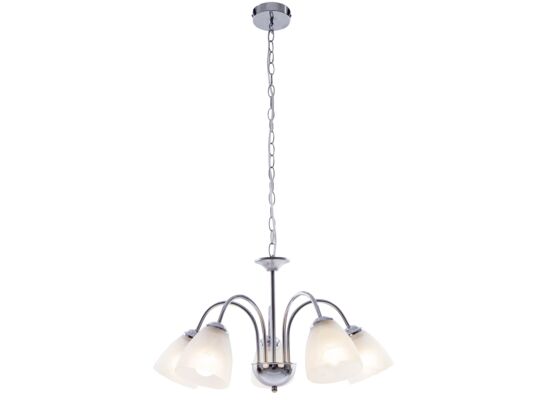 Lampa wisząca 5-płomienna Larisa chrom