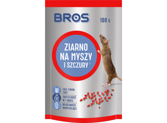 Ziarno na myszy i szczury 100 g - doypack Bros