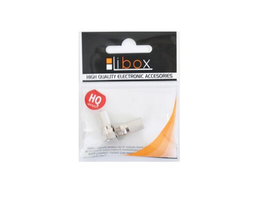 Wtyk SAT "F" 6,8 mm+uszczelka LB0032 LIBOX 2 szt.