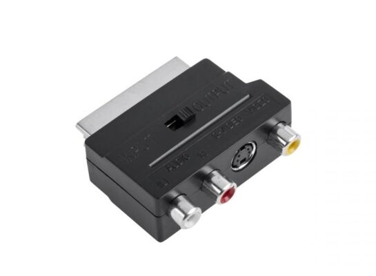 Złącze S-18 EURO WT.-3xGN.RCA+SVHS+ prz.ZLA0352