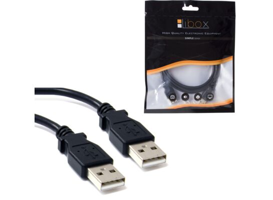 Kabel USB typ "A" wtyk-wtyk 1,8 m LB0013 LIBOX