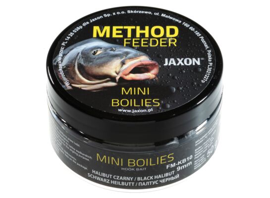 Kulki MINI METHOD FEEDER HALIBUT CZARNY 50 g FM-KB10