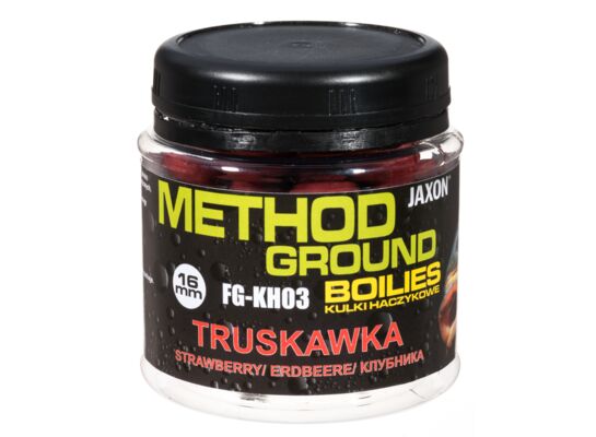 Kulki haczykowe METHOD GROUND TRUSKAWKA 100 g FG-KH03