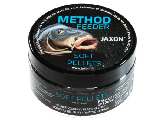 Soft pellet METHOD FEEDER HALIBUT CZARNY 50 g FM-KC10