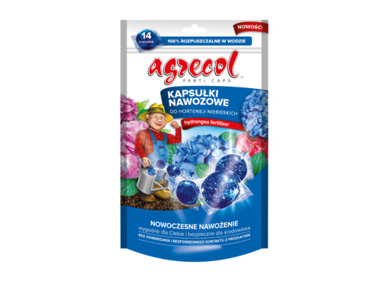 Ferticaps kapsułki nawozowe hortensje niebieskie 14 sztuk Agrecol
