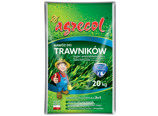 Hortifoska do trawników 3 w 1 20 kg Agrecol